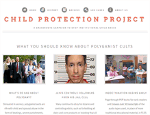 Tablet Screenshot of childpro.org